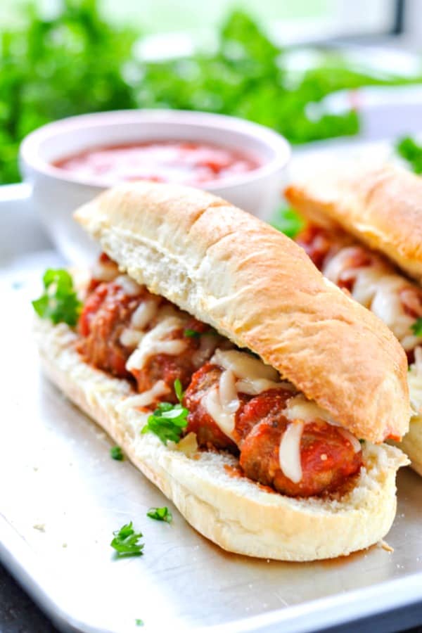 Dump and Bake Meatball Subs