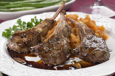 Balsamic Grilled Lamb Chops