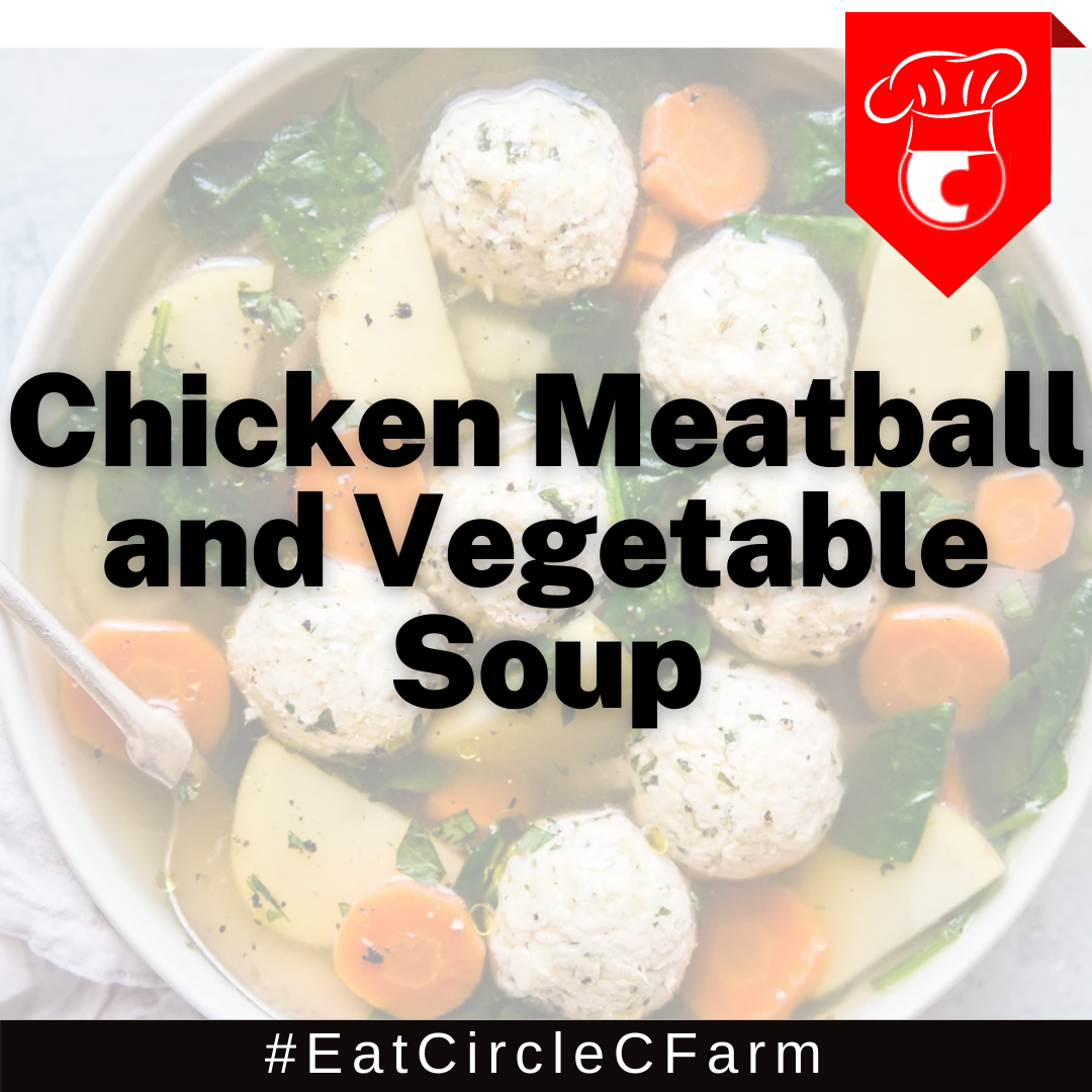 Chicken Meatball and Vegetable Soup