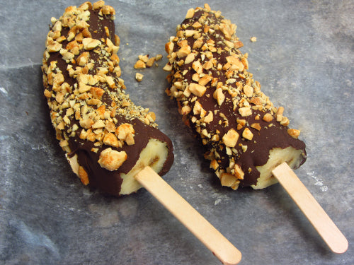 Frozen Chocolate Bananas