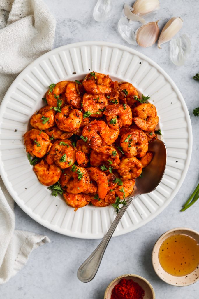 Garlic Shrimp with Paprika & Honey Circle C Farm