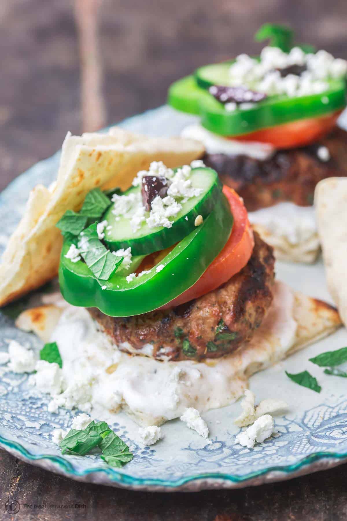 Greek Lamb Burger