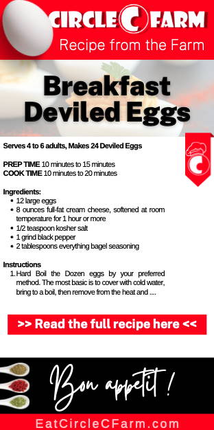 Breakfast Deviled Eggs