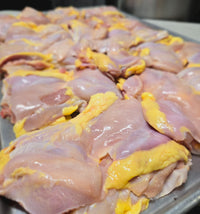 Thumbnail for Pasture Raised French Sasso Chicken Thighs Boneless Skinless