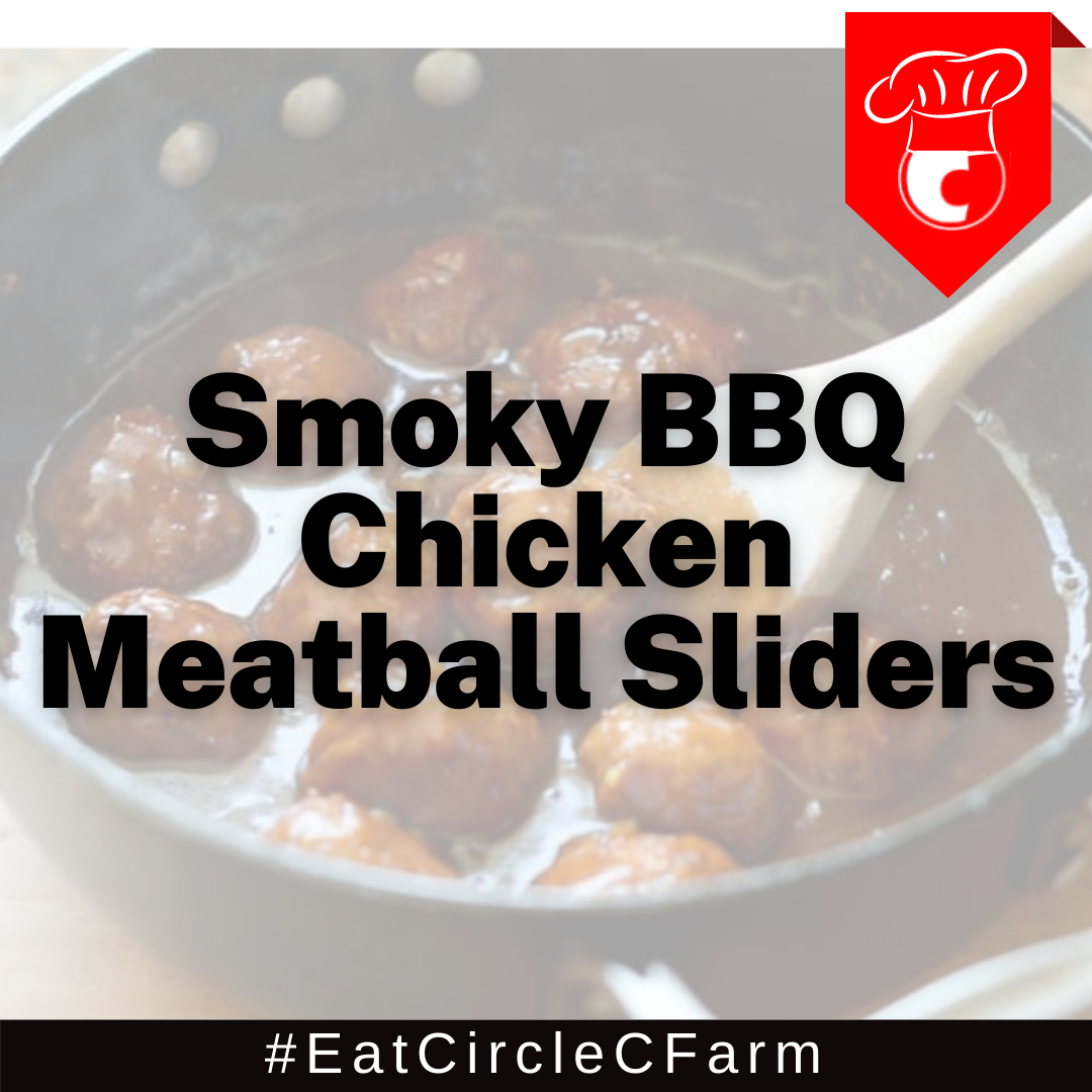 Smoky BBQ Chicken Meatball Sliders