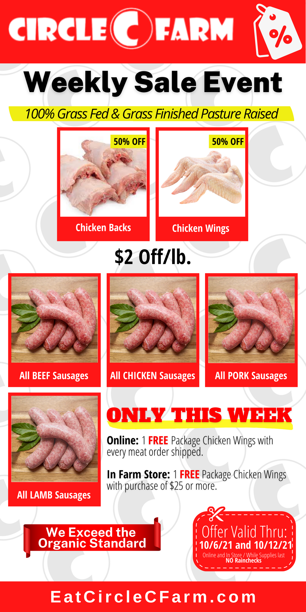 New Weekly Sale - 10/6 to 10/12