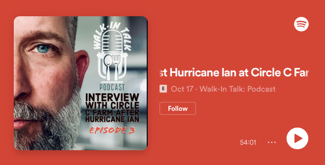 The Walk-in Talk Podcast Recently Featured Farmer Nicole from Circle C Farm