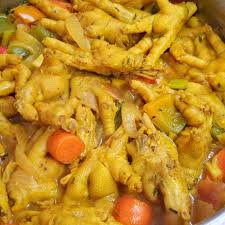 Jamaican Curry Chicken Feet