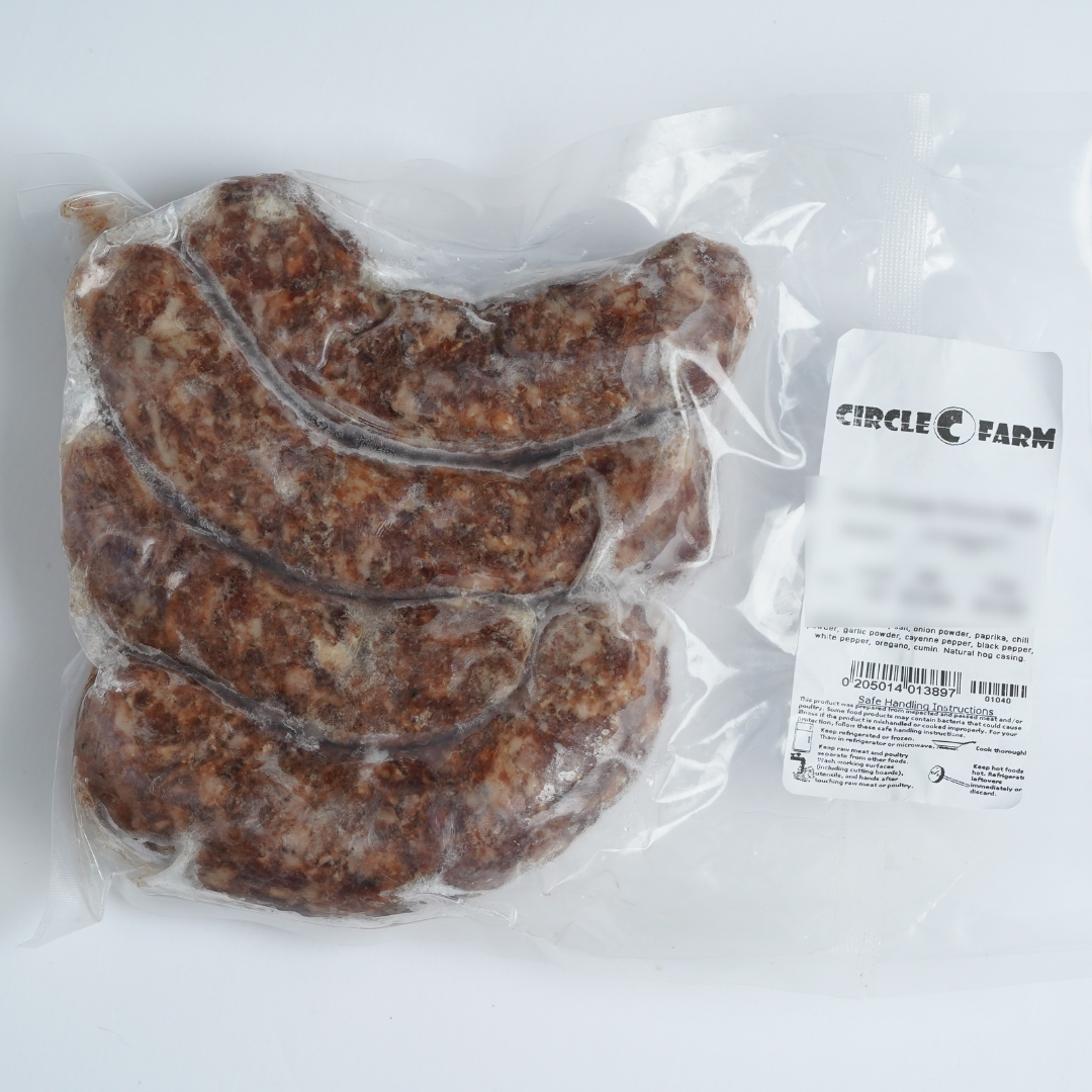 Pastured Pork Sausage Chorizo Style Large Griller Links (Avg. Wt 1 Lb)