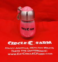 Thumbnail for Pink Glass Travel Mug 400 Ml Drinkware Farm Swag / Merchandise