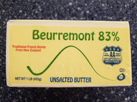 Thumbnail for Beurremont 83% Butter Fat, UNSALTED - Bar Grass Fed / Block 16 oz - Circle C Farm