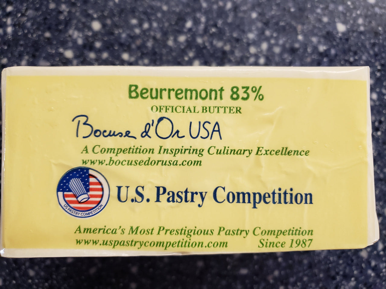 Beurremont 83% Butter Fat, UNSALTED - Bar Grass Fed / Block 16 oz - Circle C Farm