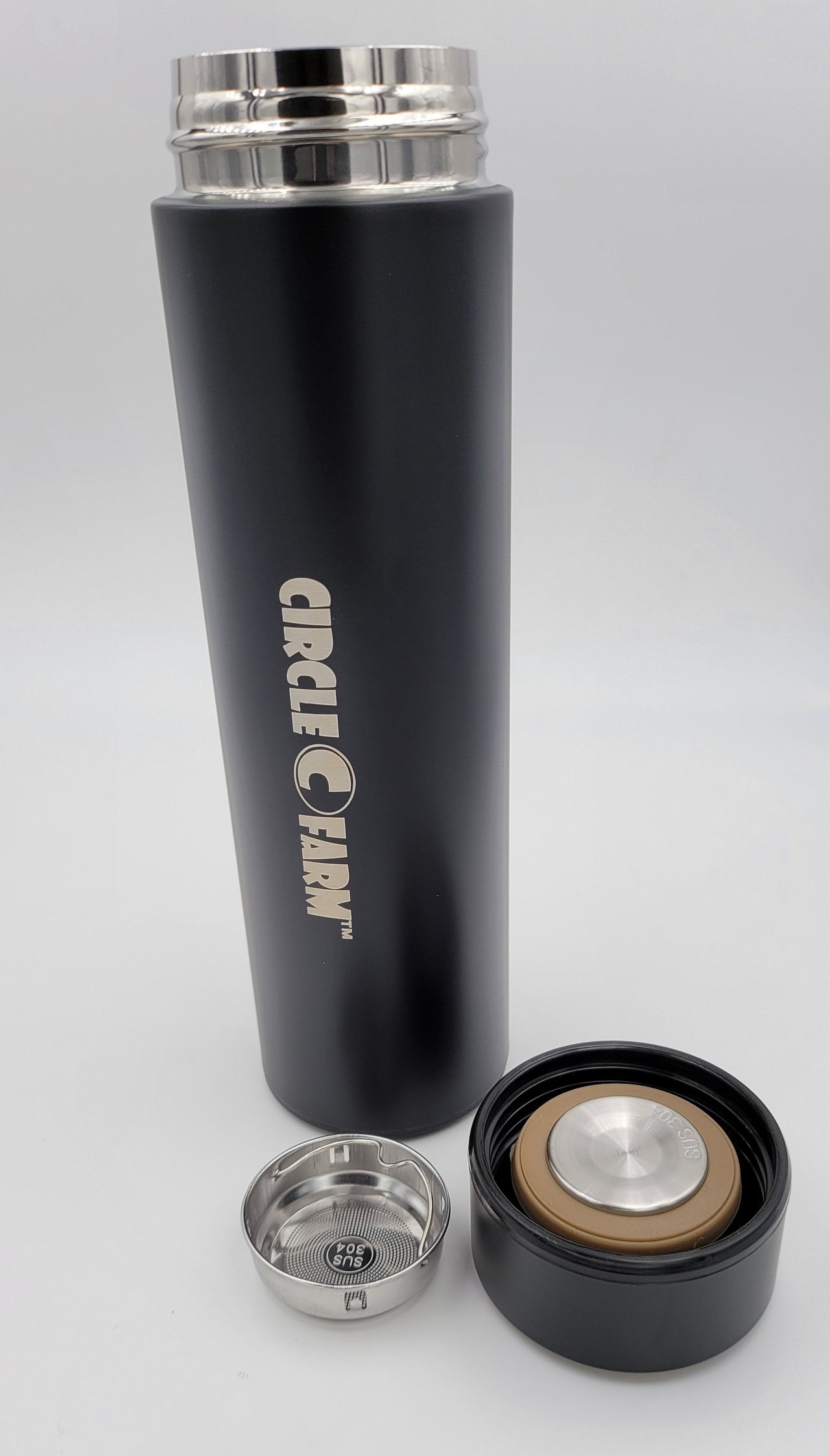 Red Stainless Steel Thermos 500 ml Drinkware – Circle C Farm