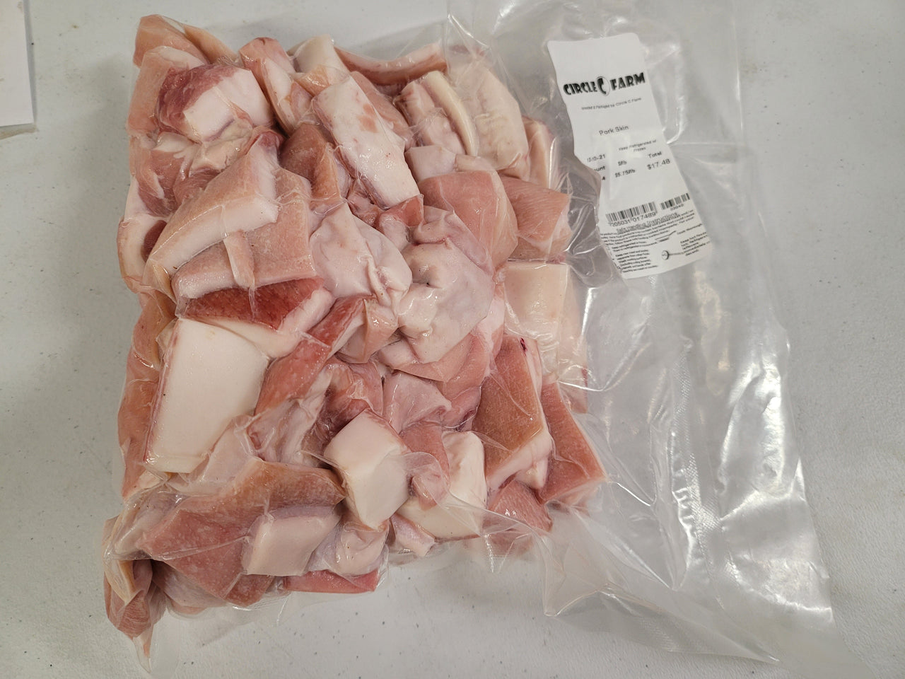 Pastured Pork Skin Chunks