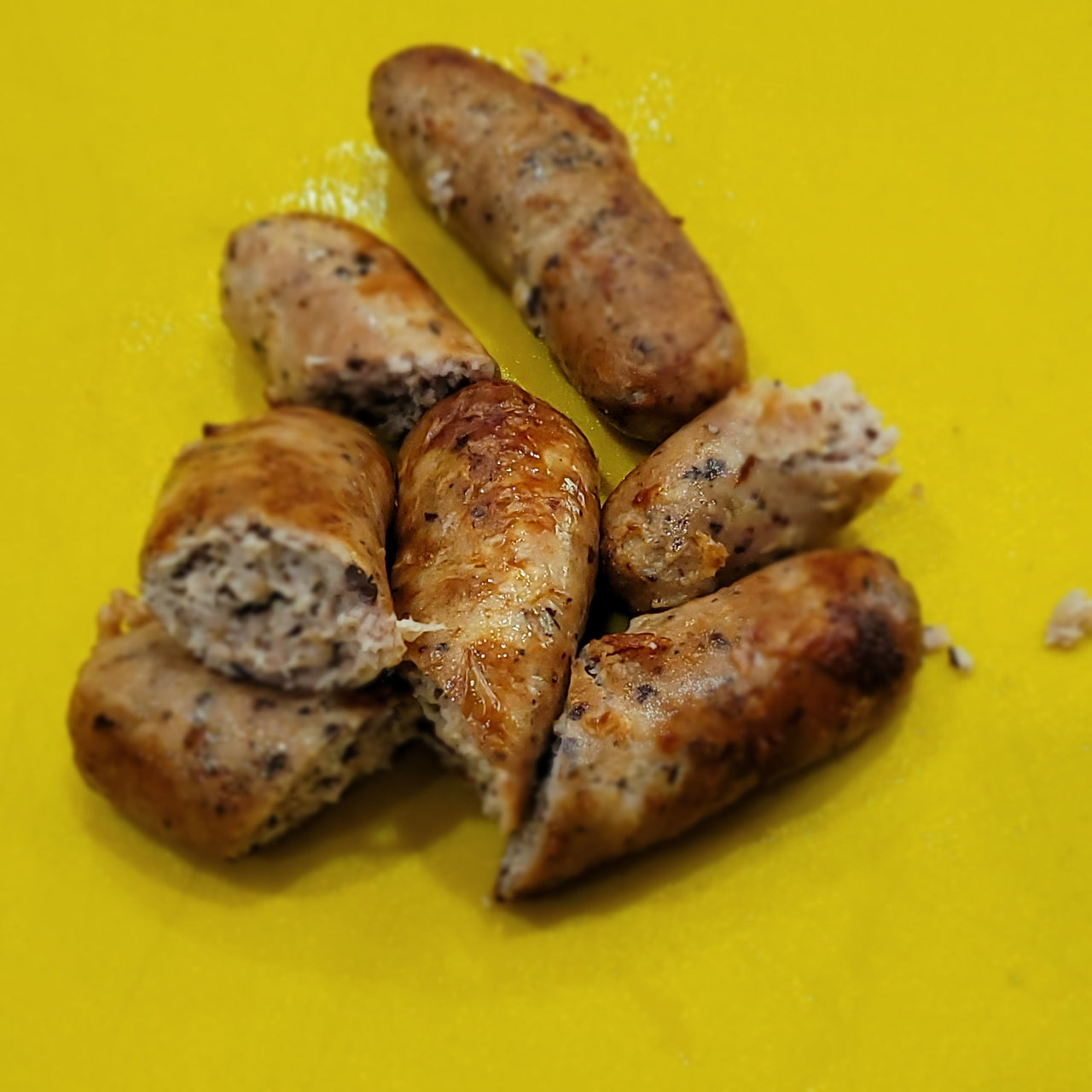 Pasture Raised Chicken Sausage Large Links Mild W/ Mozzarella And Black Beans (Avg. Wt 1 Lb)