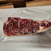 Thumbnail for Grass Fed Grass Finished Beef Ribeye Bone OUT Japanese Akaushi (Brown aka: Red) Wagyu Beef Full Blood AGED 21+ Days