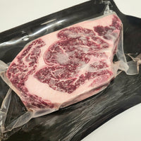 Thumbnail for Grass Fed Grass Finished Beef Ribeye Steak Bone OUT Japanese Black Wagyu NOT AGED