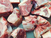 Thumbnail for Grass Fed & Grass Finished Beef Bones/ Mix of Marrow and Knuckle Bones, Cross Cut Style - Circle C Farm