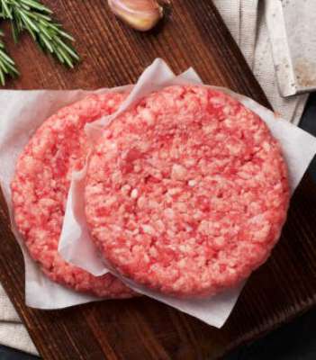 Lamb Hamburger Patty, Plain Unseasoned (2 X 6 oz Avg. Wt Patties) - Circle C Farm 