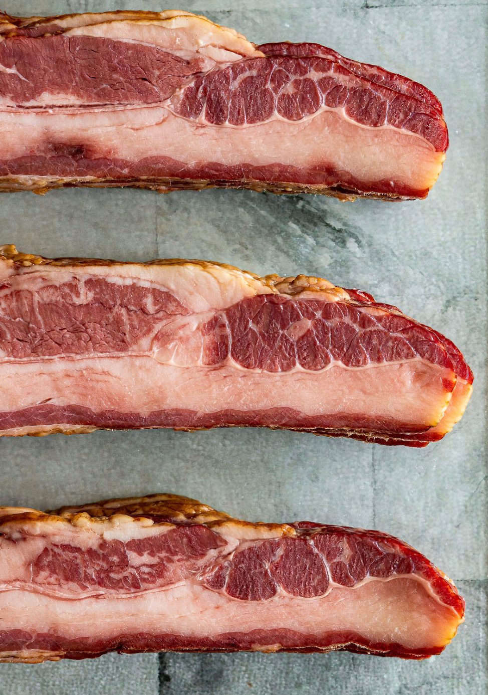 Grassfed Beef Belly Raw Sliced (Avg 1 Lb) Bacon No Sugar