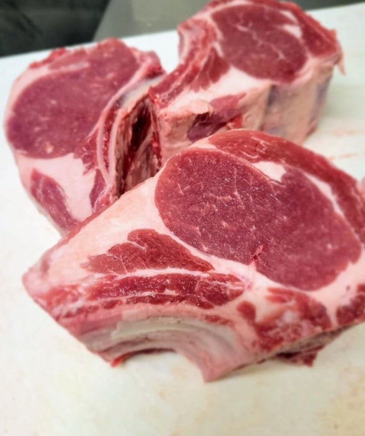 Grassfed Beef Bone Standing Rib Roast Bone IN 2 or 4 Bone Option