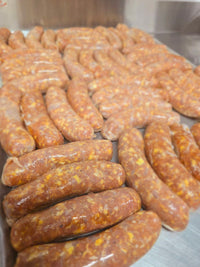 Thumbnail for Raised French Sasso Chicken Sausage Large Links, Chorizo Style (Avg. Wt 1 lb)