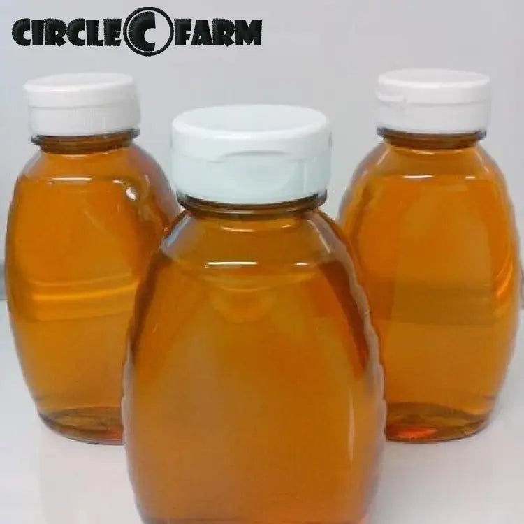 Orange Blossom Honey Raw, Unfiltered 1 LB Bottle - Circle C Farm