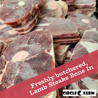 Thumbnail for Grass-Fed Lamb Steak Bone In (Avg. Wt 1 Lb)